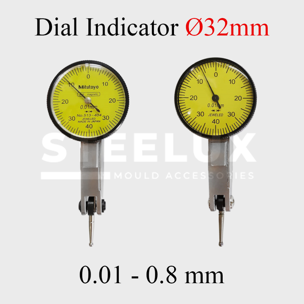 Jual Dial Indicator Mitutoyo 32mm 0.01 - 0.8 mm Jarum Ukur Test Dial ...