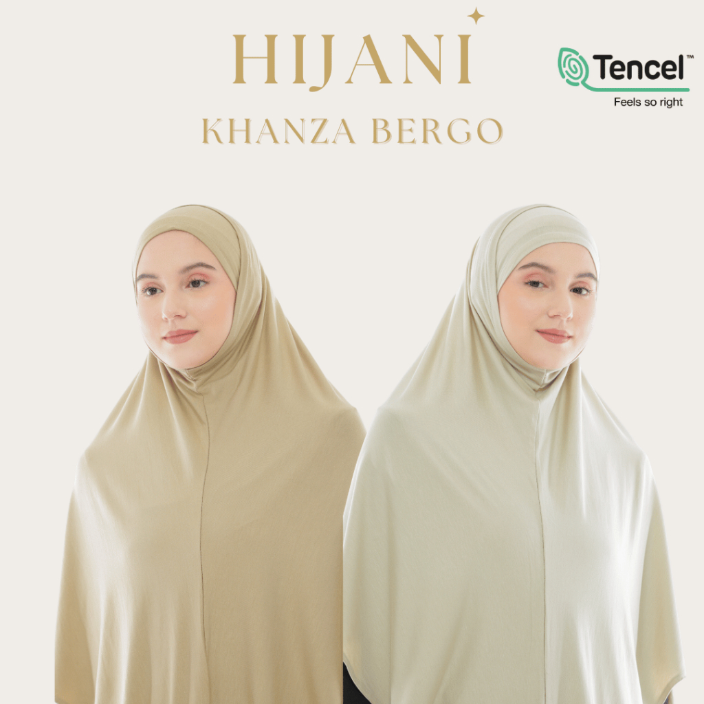 Hijani Khanza Bergo Hijab Instan Hijab Instan Bergo TENCEL™ Modal Eco Friendly