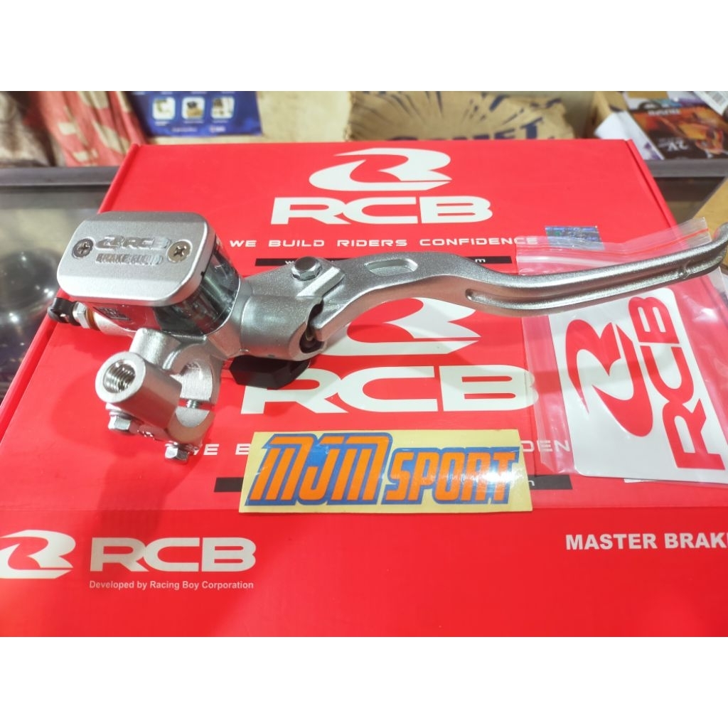 Jual Master Rem Rcb E3 Kotak 14mm Silver plus Handle Kiri RCB | Shopee ...