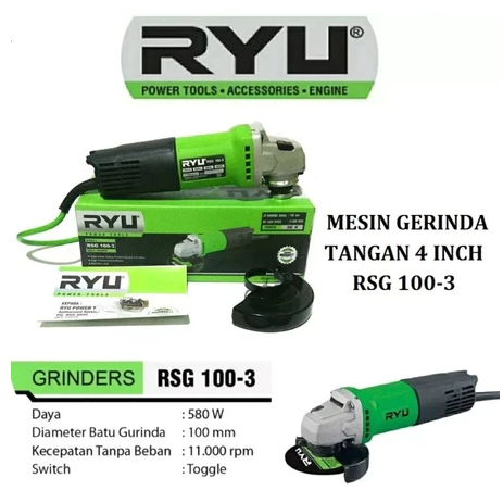 Jual Gerinda RYU RSG 100-3 RSG 100-6 Mesin Gerinda Tangan Listrik 4 ...