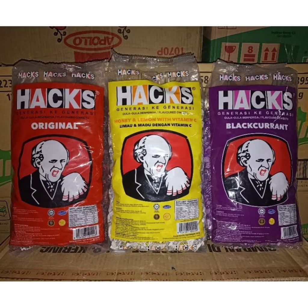 Jual Permen hacks 1,8kg 1 dus(isi 10 Bungkus) | Shopee Indonesia