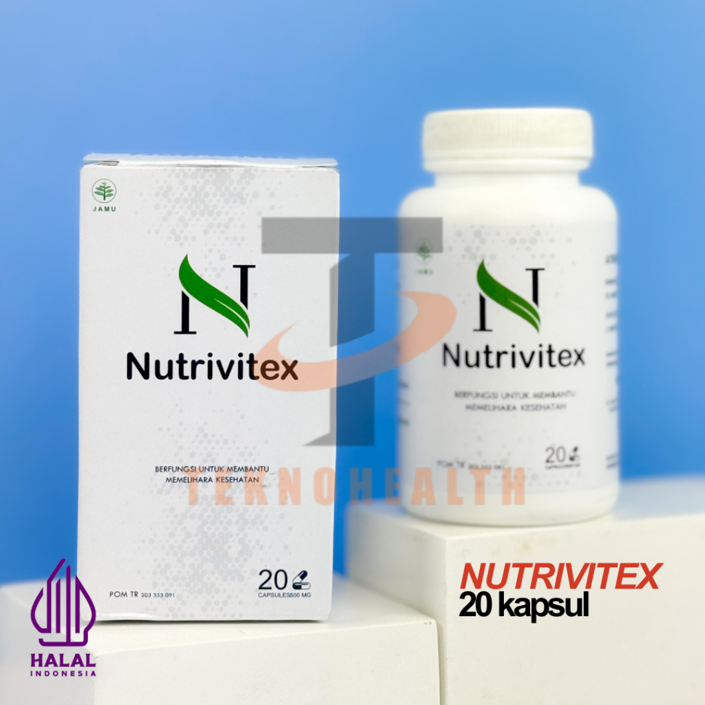 TEKNOHEALTH Nutrivitex Herbal Parasit dan Memelihara Daya Tahan Tubuh Original 20 kapsul