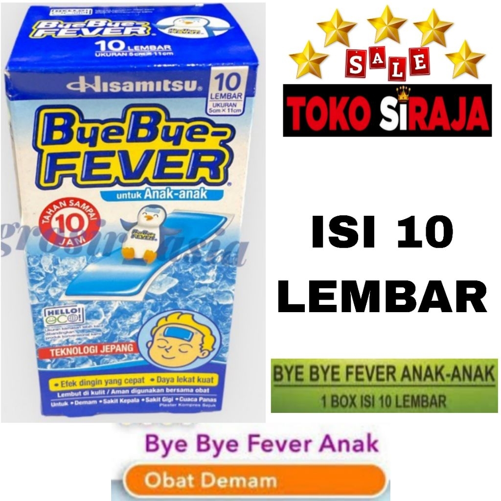 Jual 1 BOX BYE BYE FEVER ANAK ISI 10 SACHET / BYEBYE FEVER ANAK 1 BOK ...