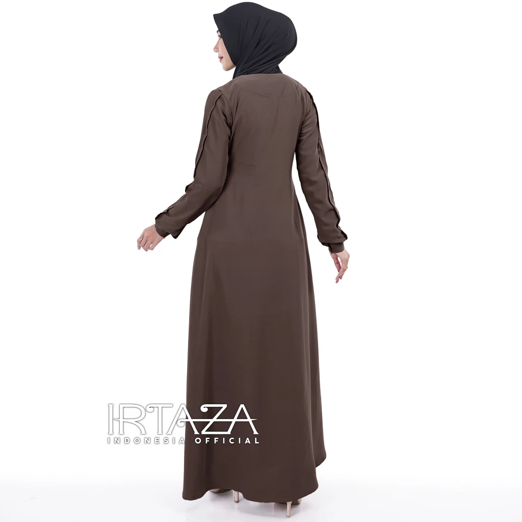 Detail Tekstur Barbara Silk Gamis Polos