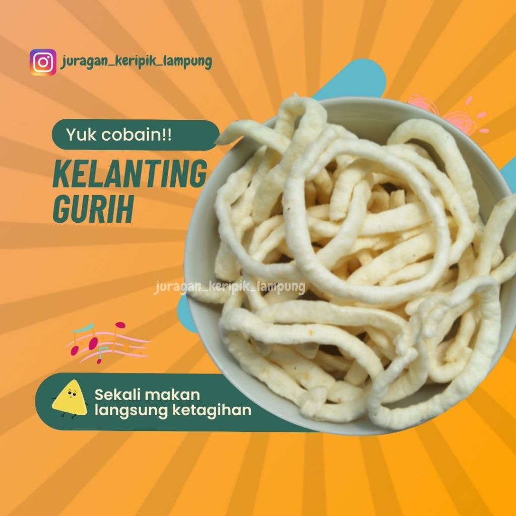 Jual Kelanting Ketumbar 250 gr dan 500 gr | Kelanting Getuk Singkong ...