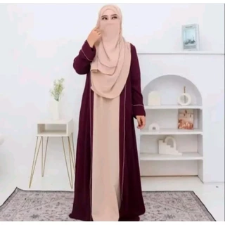 Gamis Aluna Abaya Turkey Crinkle Airflow Premium