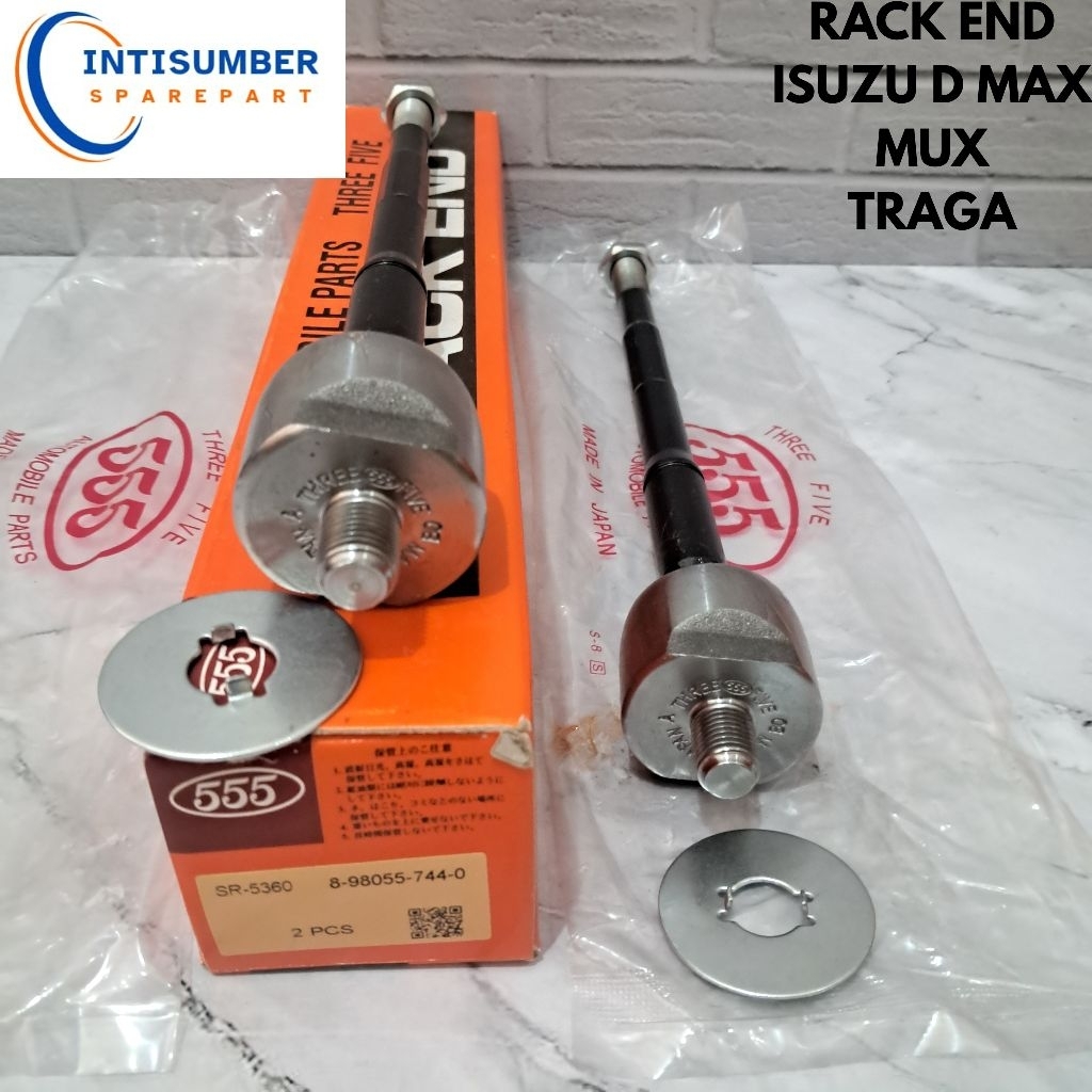 Jual RACK END LONG TIE ROD ISUZU DMAX 02-06 TRAGA 18-UP MUX 13-21 MERK ...