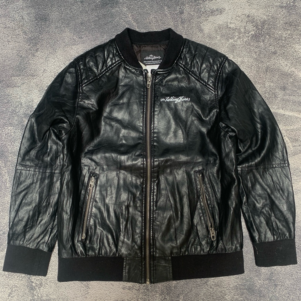 Jual Jaket Rolling Stones Second / Rolling Stones x Z*RA | Shopee Indonesia