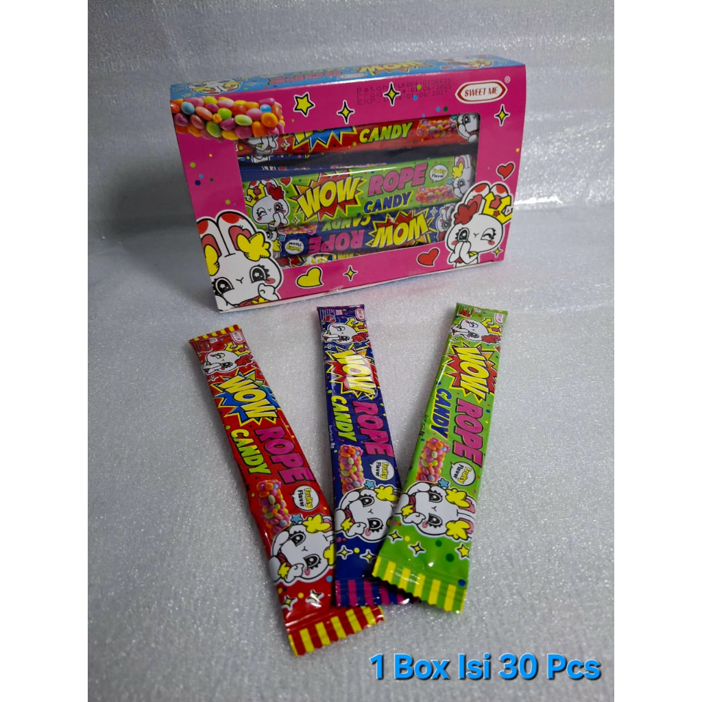 Jual Rope Candy Fruity Flavor isi 30 pcs | Shopee Indonesia