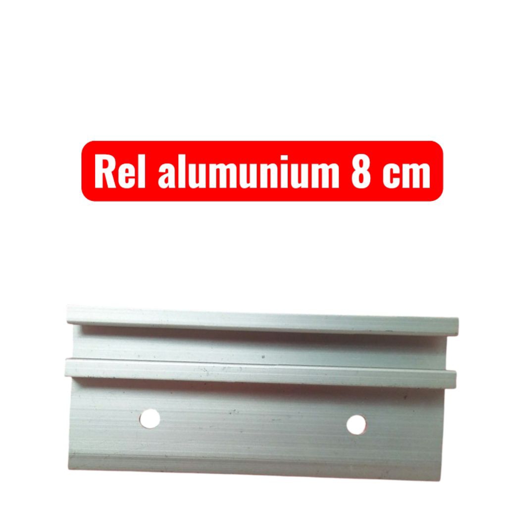 Jual Rel rell 8cm 8 cm almunium alumunium untuk screen stoper stopper ...