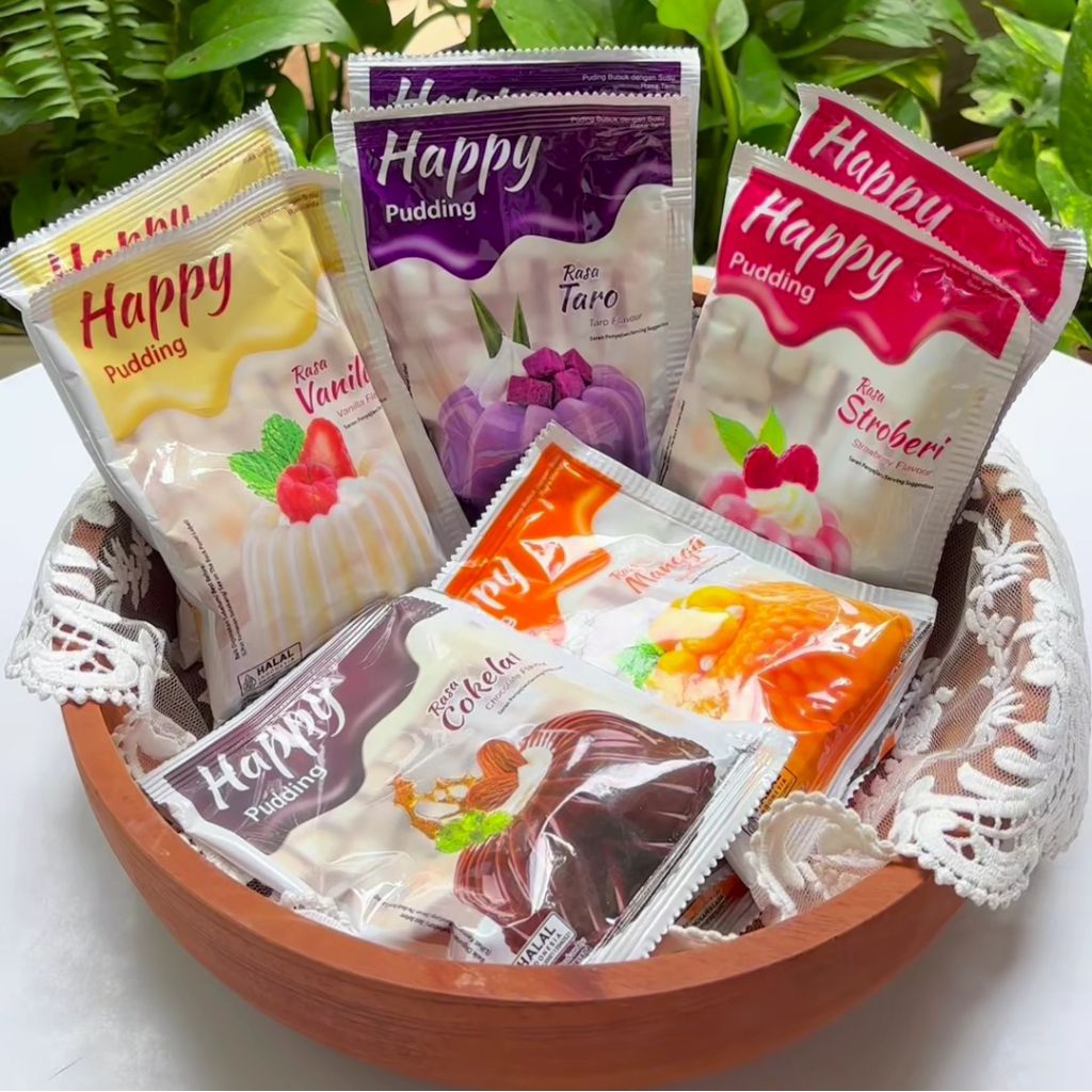 Jual Happy Pudding Nutrijell bubuk instan satuan 60gr | Shopee Indonesia