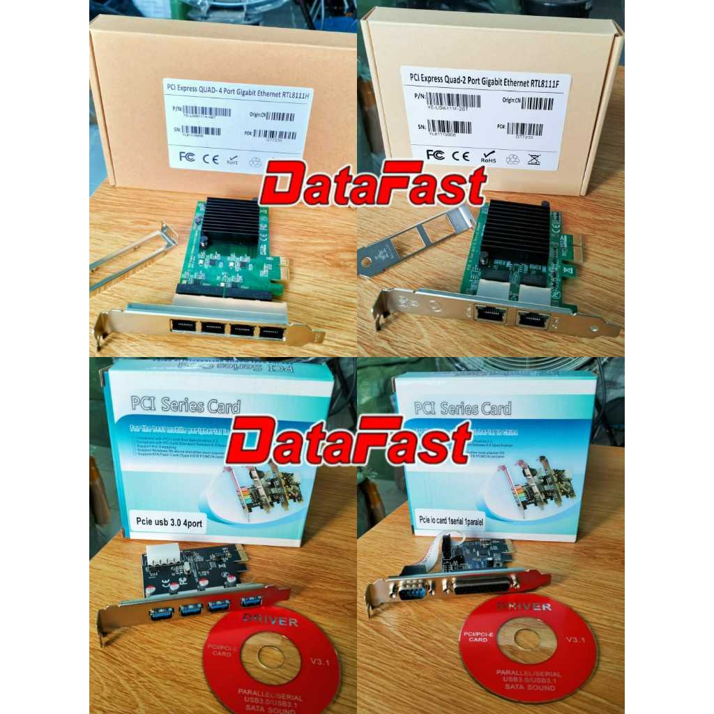 Jual PCIE USB 3.0 4PORT 5GBPS (X1 VL805) | Shopee Indonesia