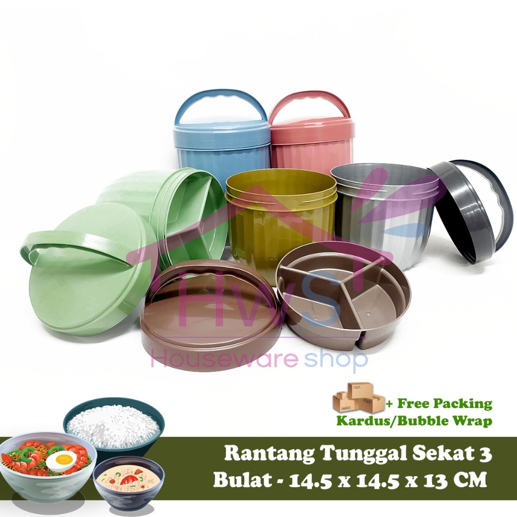 Jual Rantang Tunggal / Rantang Samyang / Wadah Bekal - Warna Gold ...