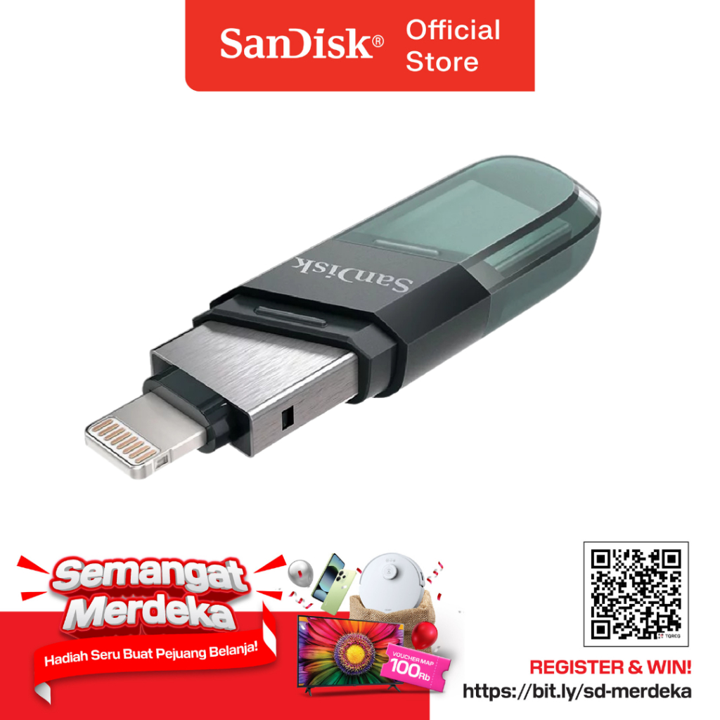 Sandisk Apple Otg Pendrive SanDisk IXpand Flip 64GB Flash Drive