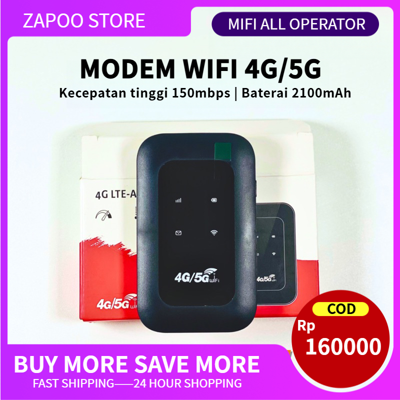 Jual Router Wifi Mini Modem 4G 5G LTE Unlock SIM Card Portable Support ...