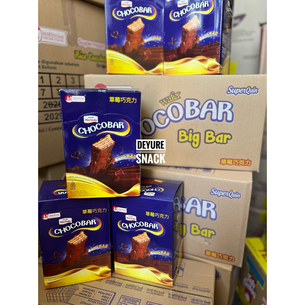 Jual CHOCOBAR BIG BAR 1 karton isi 6 box @30 gr x 20 pcs | Shopee Indonesia