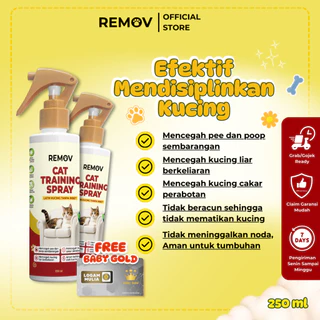 Remov Cat Training Efektif Melatih Mendisiplinkan Pee Poop Kucing Liar Anabul Tidak Beracun 250ml