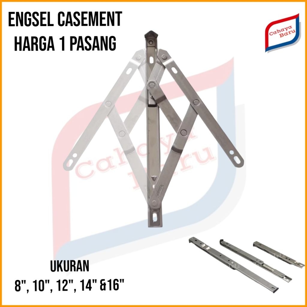 Jual engsel casement engsel jendela aluminium engsel kesmen harga 1 set ...