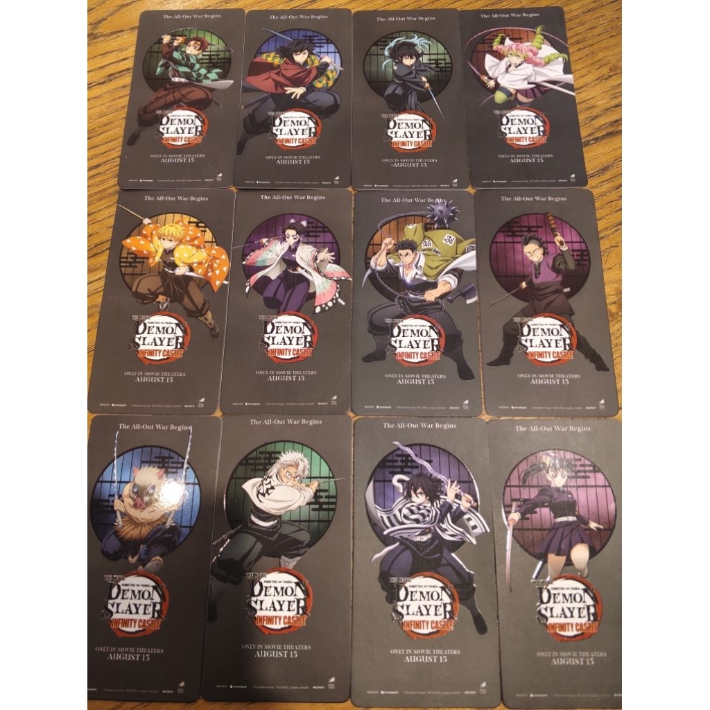 Jual READY STOCK COLLECTIBLE TICKET CGV DEMON SLAYER INFINITY CASTLE ...