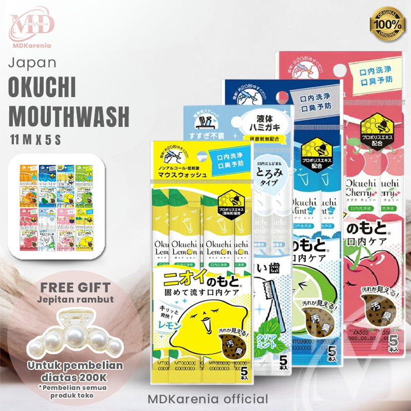 Jual japan okuchi mouthwash / japan okuchi mouthwash sachet / okuchi ...
