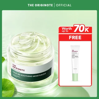 The Originote Cica-B5 Soothing Moisturizer - Moisturizer Menenangkan kulit Kemerahan hidrasi kulit wajah Menenangkan Jerawat Perawatan Wajah Krim Anti Jerawat Facial Moisturizer dengan Centella Asiatica