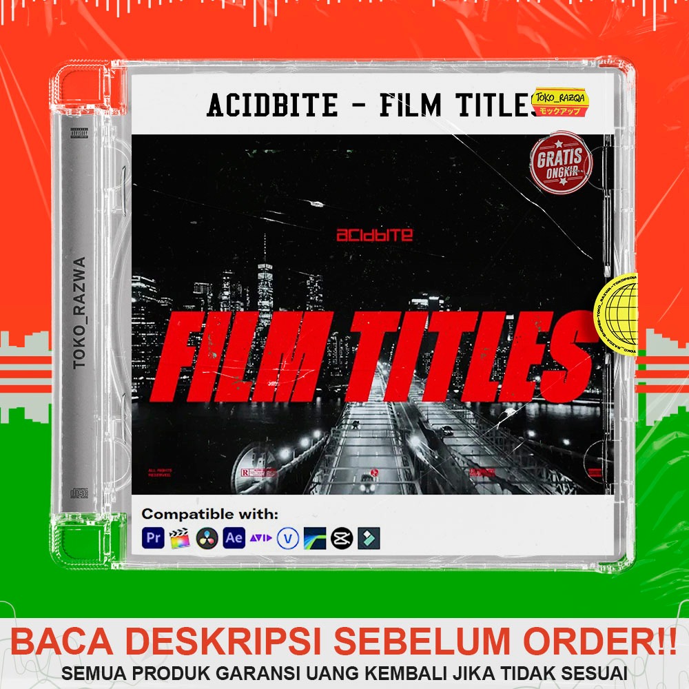 ACIDBITE - Film Titles - Premiere Pro - After Effects- Final Cut Pro X - Davinci Resolve - Vegas