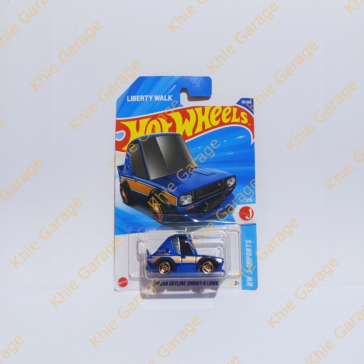 Jual HotWheels Hot Wheels Tooned Nissan Skyline 2000GT-R LBWK Biru ...