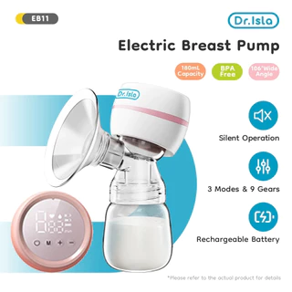 Dr.isla Pompa ASI Elektrik Tanpa Kabel otomatis Portabel pompa asi （ASI bayi baru lahir）Hisap Kuat breast pump EB11