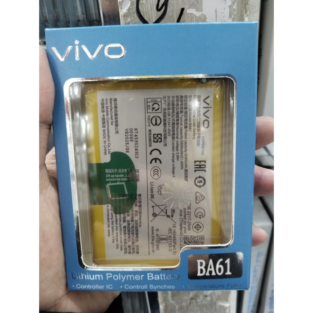 Jual BATERAI BATRE BATRAI ORIGINAL VIVO Y19S/BATERAI VIVO BA61 ORIGINAL ...