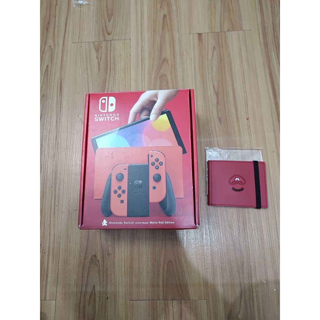 Jual Nintendo switch OLED Mario Red Edition OFW Gaming console | Shopee ...