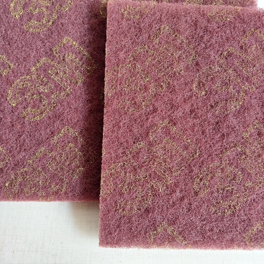 Jual 3M 7447 Scotch Pad Amplas Sabut Spons Non Woven 6x9 Inch Merah ...