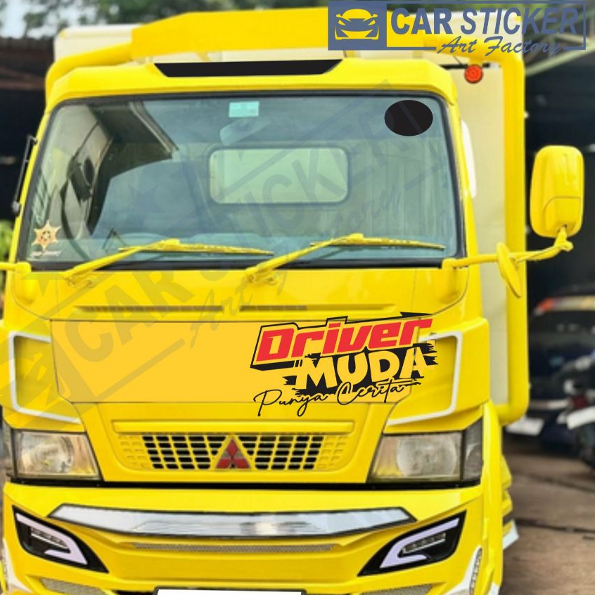 Jual Sticker Truck Canter / Sticker Driver Muda Punya Selera / Stiker ...