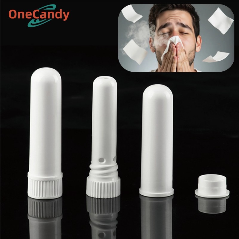 Jual 10 PCS Tabung Inhaler Kosong Warna Putih Nasal Inhaler Dengan Bar ...
