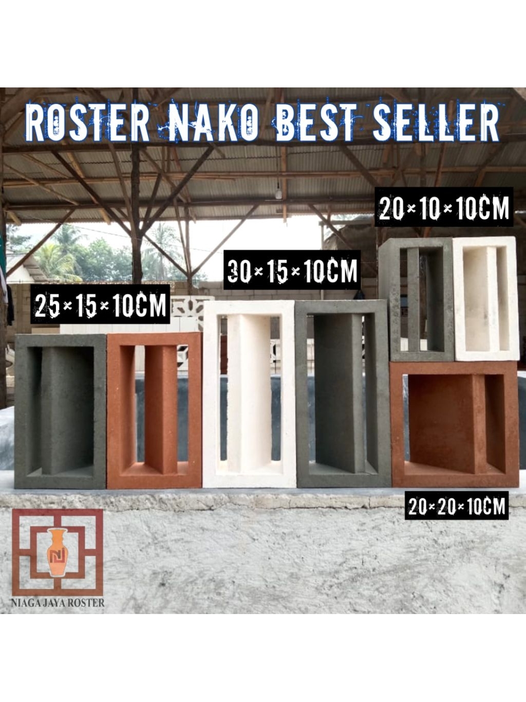 Jual BATA ROSTER NJ - roster beton minimalis, loster beton minimalis ...