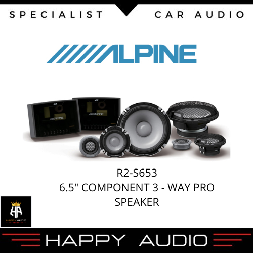 Jual Speaker Split 3-Way Component System ALPINE R2-S653 STATUS HI-RES ...