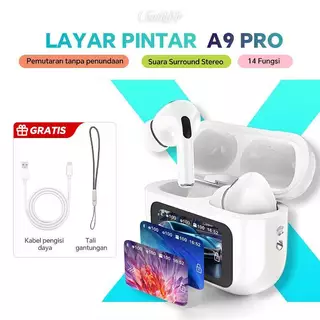 TWS A9 PRO HD Bluetooth 5.4 ANC ENC Bass 360°