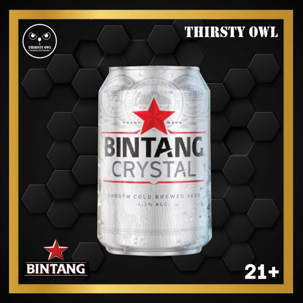 Jual Beer Bintang Crystal Can Bir Kaleng 320ml | Shopee Indonesia
