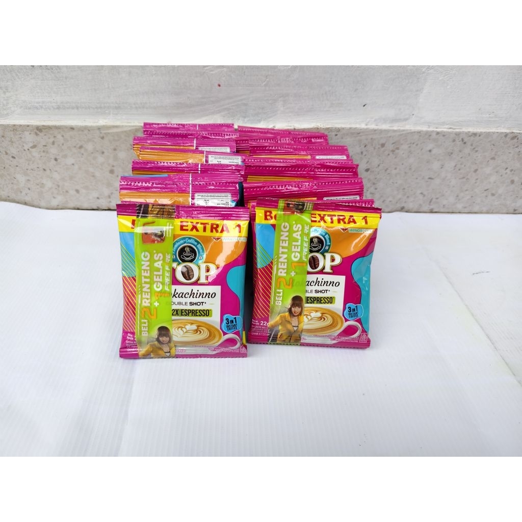Jual TOP COFFEE MOKACHINO 1 RENTENG ISI 15 pcs | Shopee Indonesia