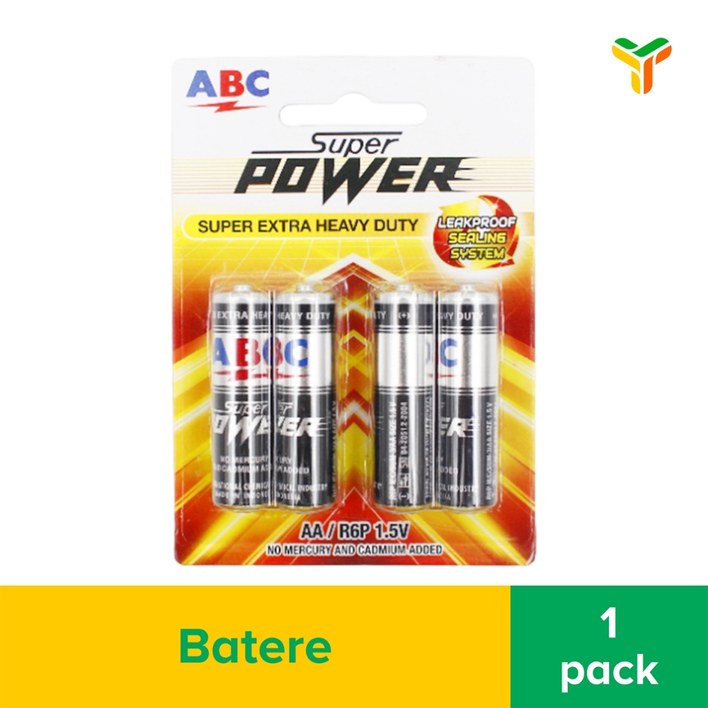 Jual Baterai Abc Dry Cell Super Power R6 4S | Shopee Indonesia