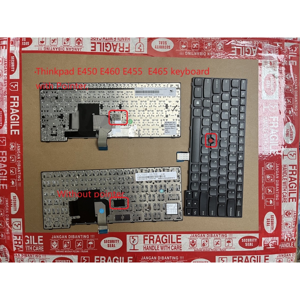 Jual lenovo thinkpad E450 E455 E455C E460 E465 E470 E475 keyboard,with ...