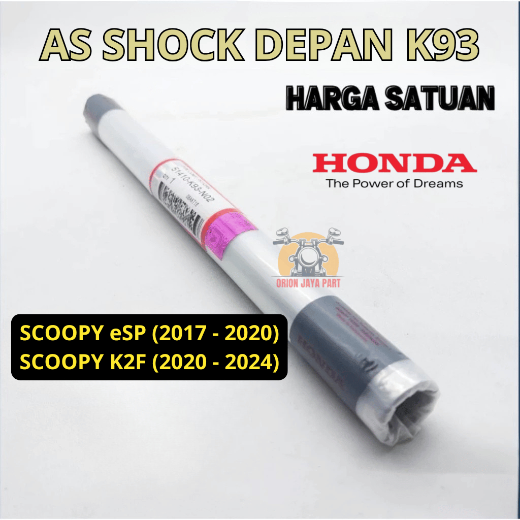Jual AS SHOCK DEPAN ORIGINAL HONDA SCOOPY eSP K93 SCOOPY BAN RING 12 ...