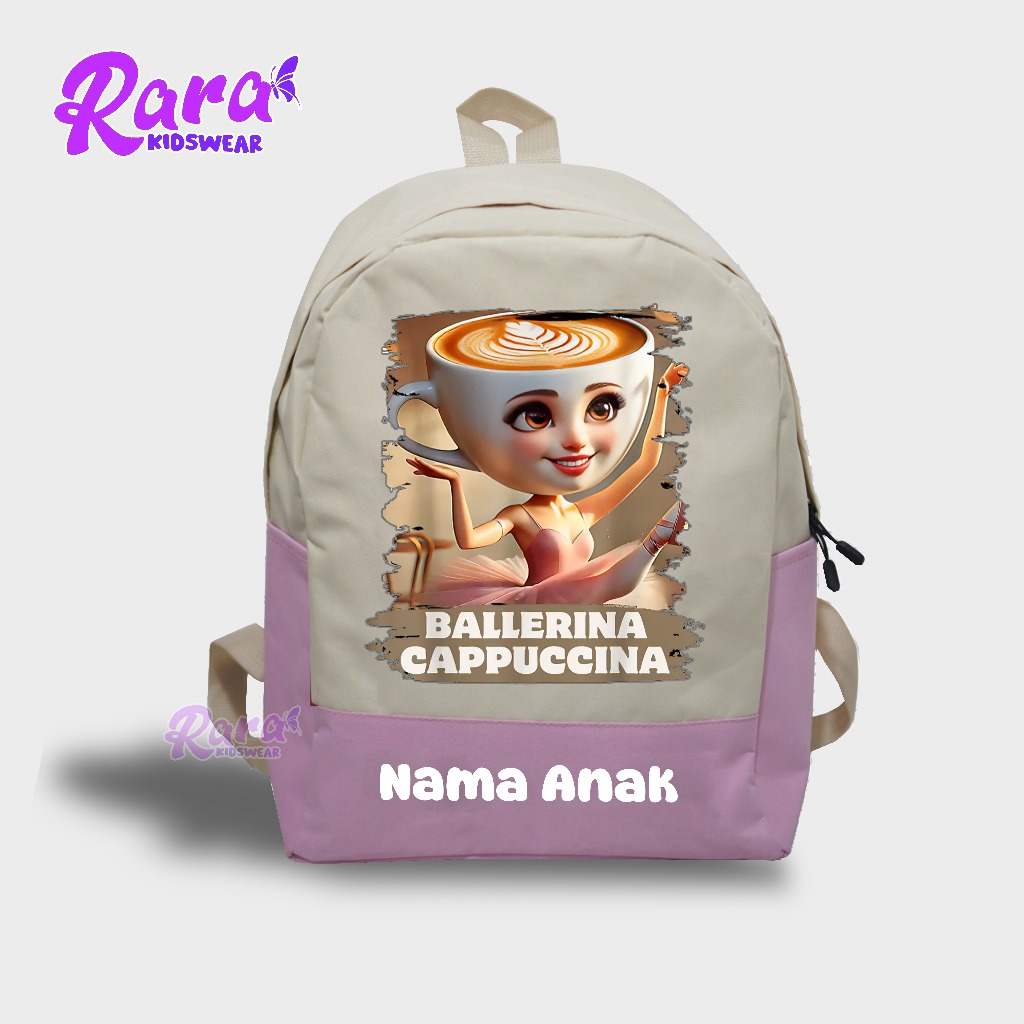 Jual Tas Ransel Anak Meme Italian Brainrot Karakter Ballerina ...
