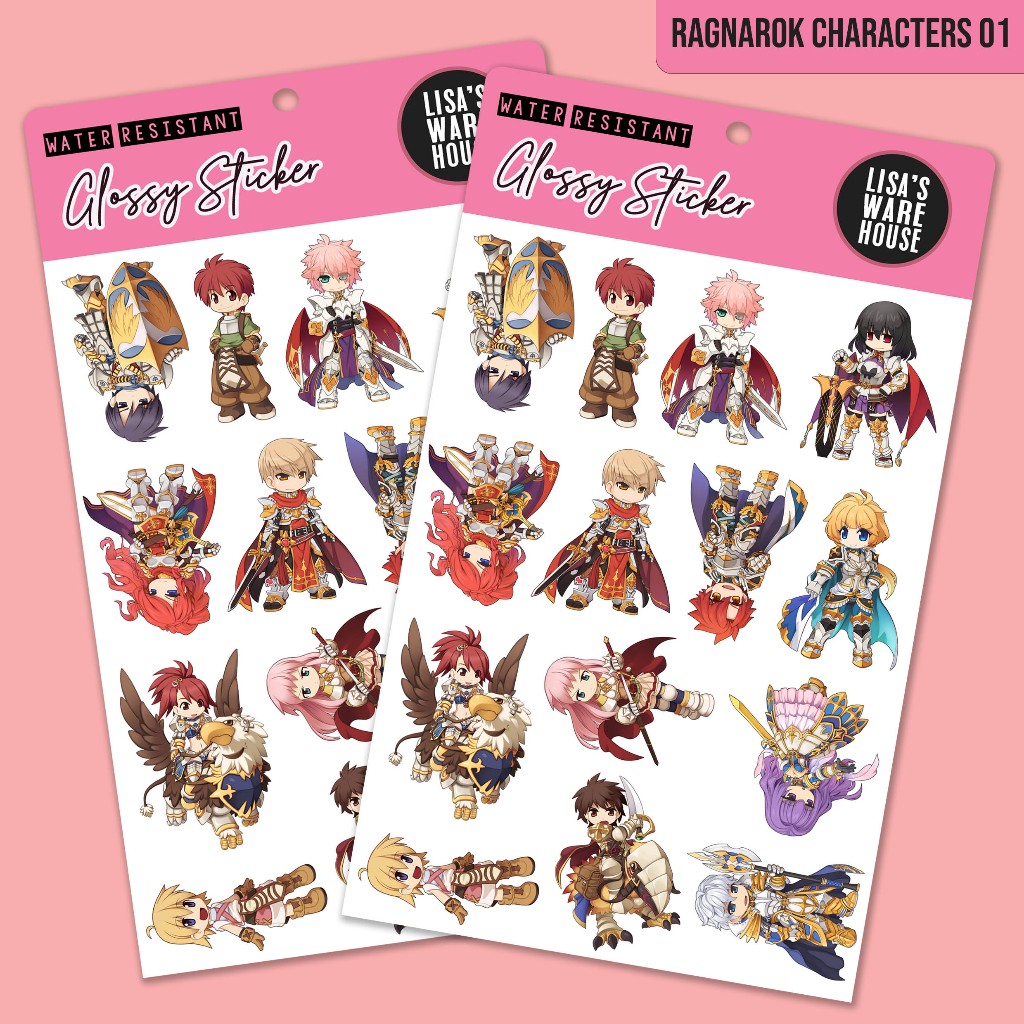 Jual Sticker Ragnarok Characters Volume 01 | Shopee Indonesia