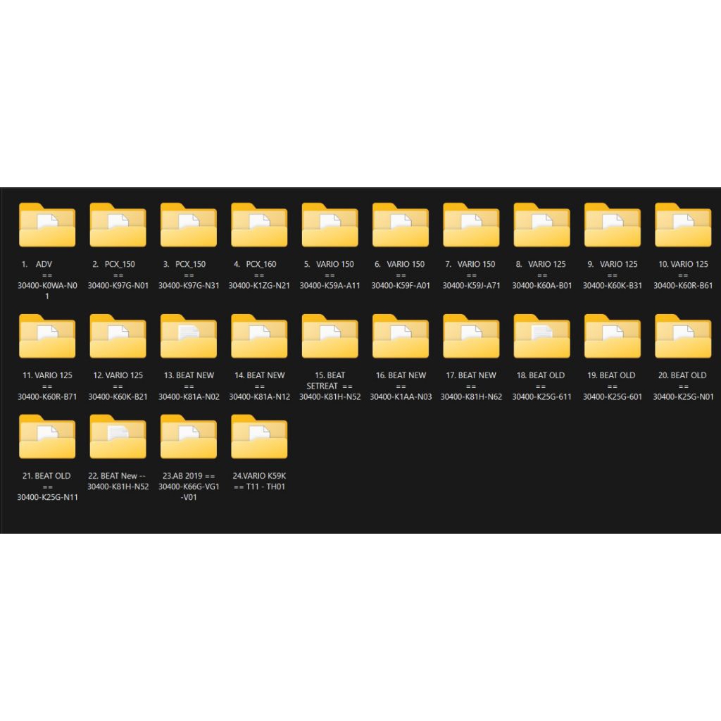 Jual file remap ECU bin Dan xdf Honda shindengen 24 file | Shopee Indonesia