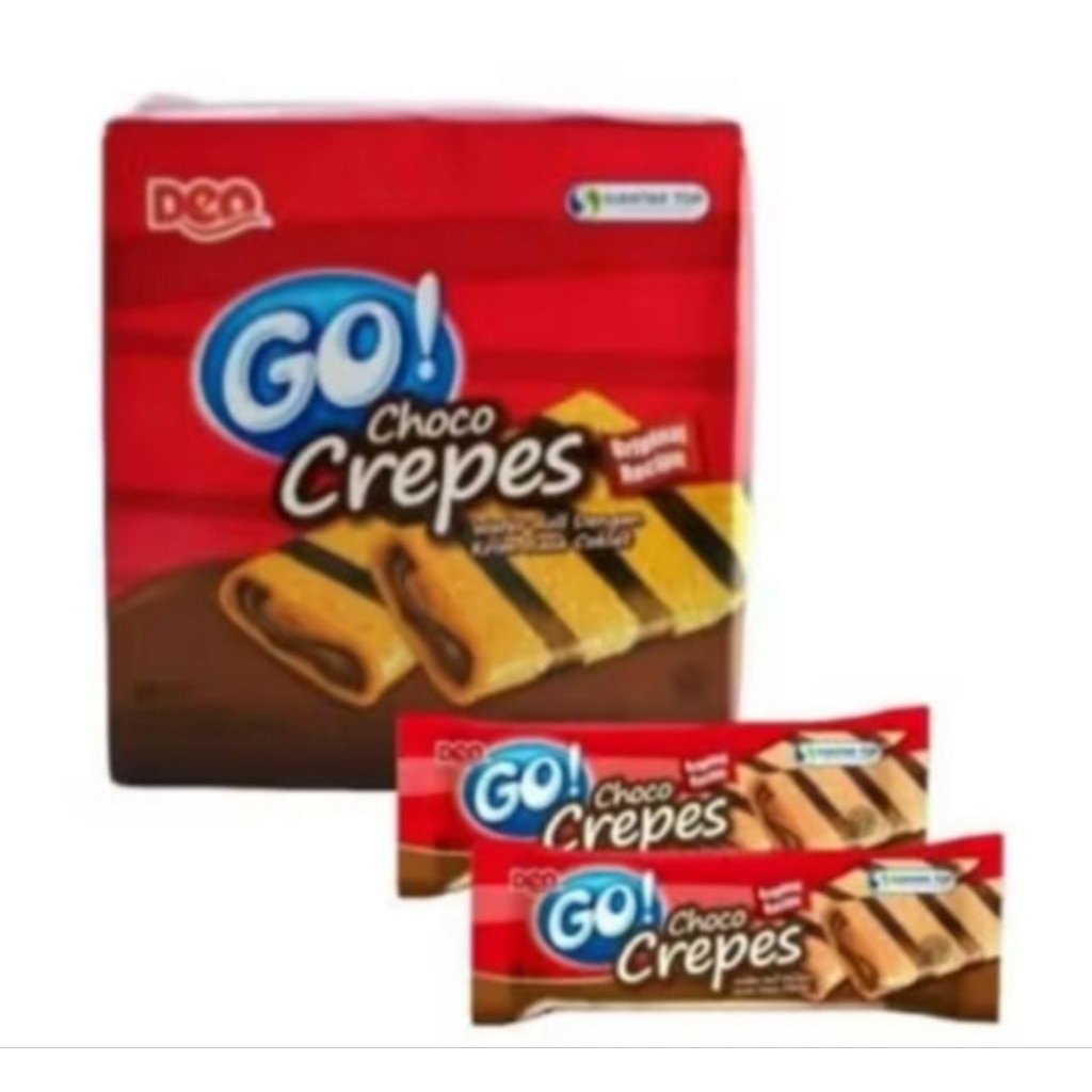 Jual CHOCO CREPES WAFER ROLL CREAM COKLAT 1 BOX | Shopee Indonesia
