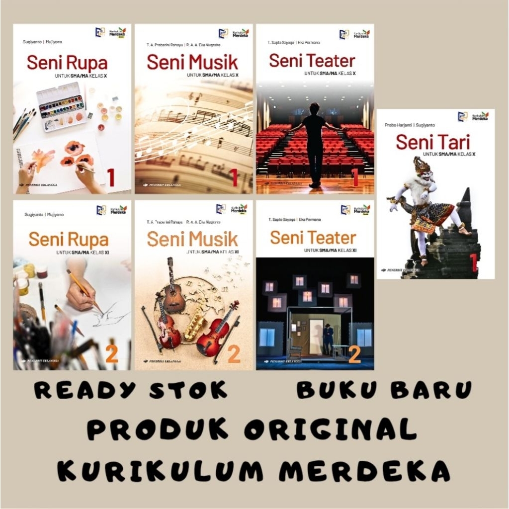 Jual Buku Kelas 10 11 / 1 2 SMA Kurikulum Merdeka Penerbit Erlangga ...