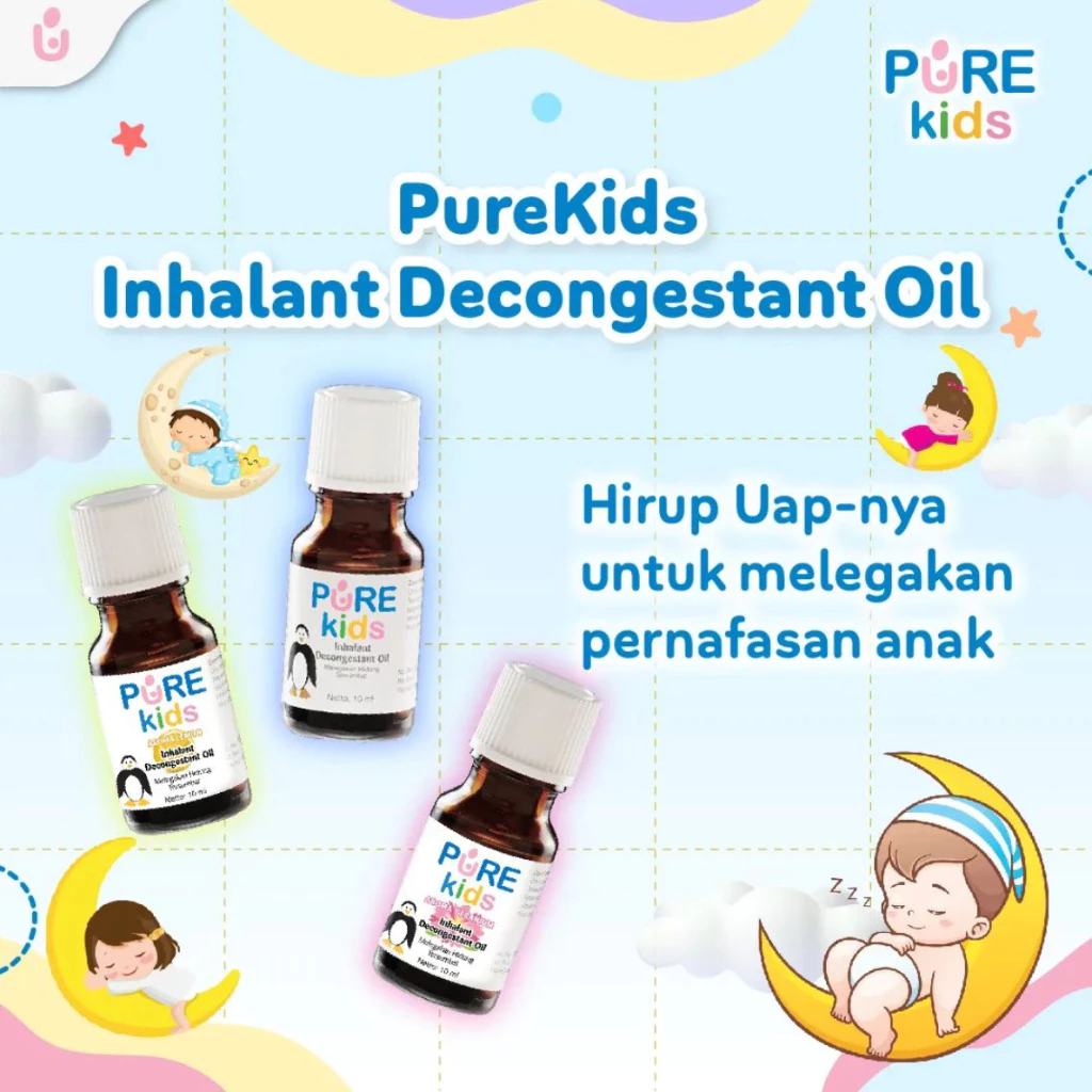 Jual Pure Kids Inhalant Decongestant Oil Obat Hidung Tersumbat Anak ...