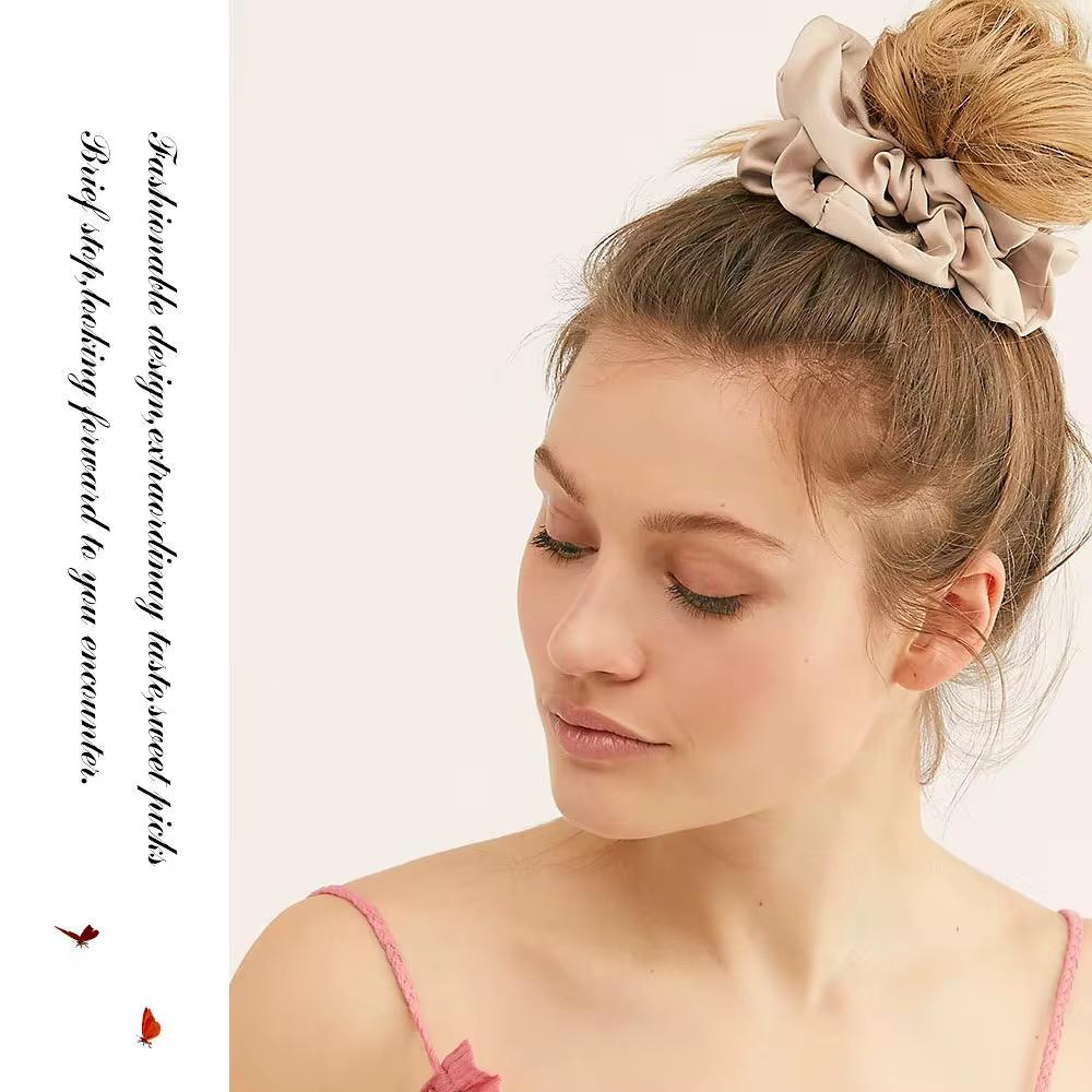 Jual IKAT RAMBUT CEMOL SCRUNCHIE SATIN HIGH QUALITY | Shopee Indonesia