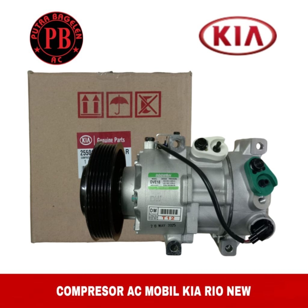 Jual kompresor compresor ac mobil KIA RIO NEW | Shopee Indonesia