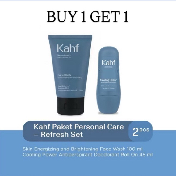 Jual [BELI 1 GRATIS 1] Kahf Skin Energizing and Brightening Face Wash